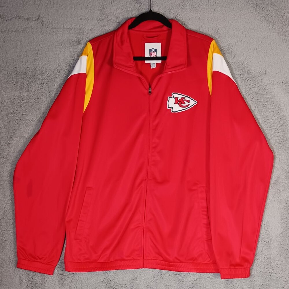 NFL Kansas City Chiefs Track Jacket Size XL a